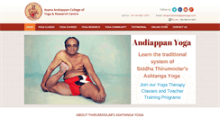 Desktop Screenshot of andiappanyoga.com